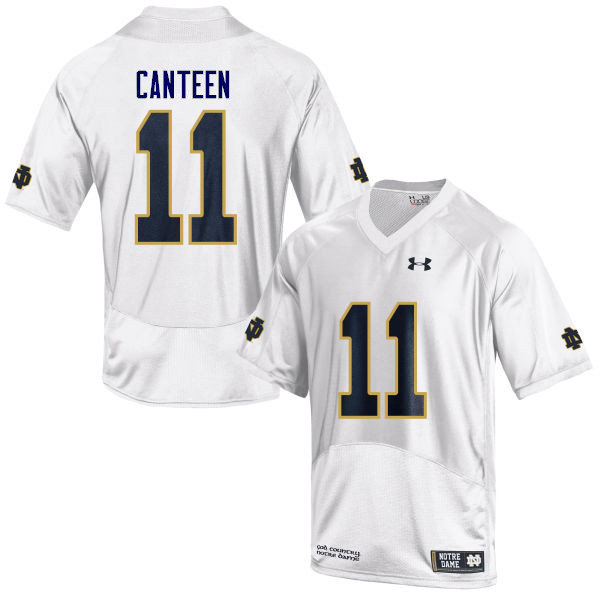 Men #11 Freddy Canteen Notre Dame Fighting Irish College Football Jerseys Sale-White